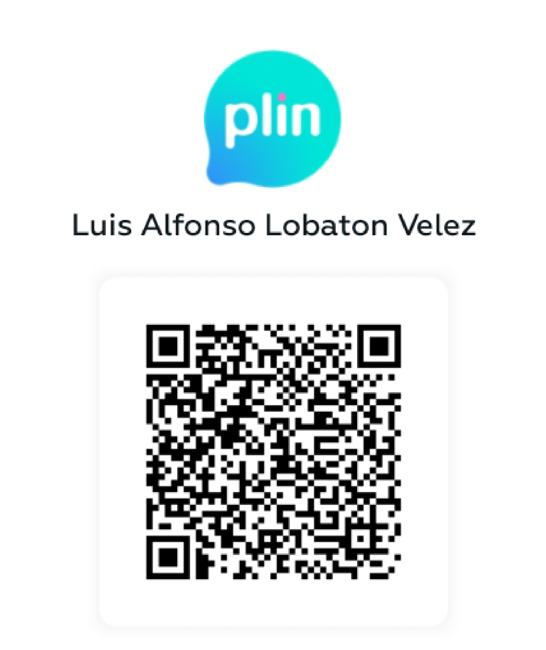 Código QR para Yape y Plin